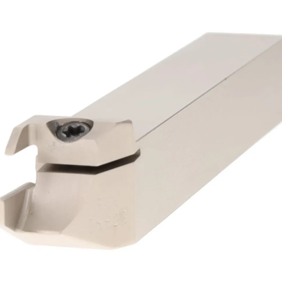Indexable Grooving-Cutoff Toolholder: DGTL 16B-2D25SH, 1.9 to 2.5 mm Groove Width, 12.7 mm Max Depth of Cut, Left Hand