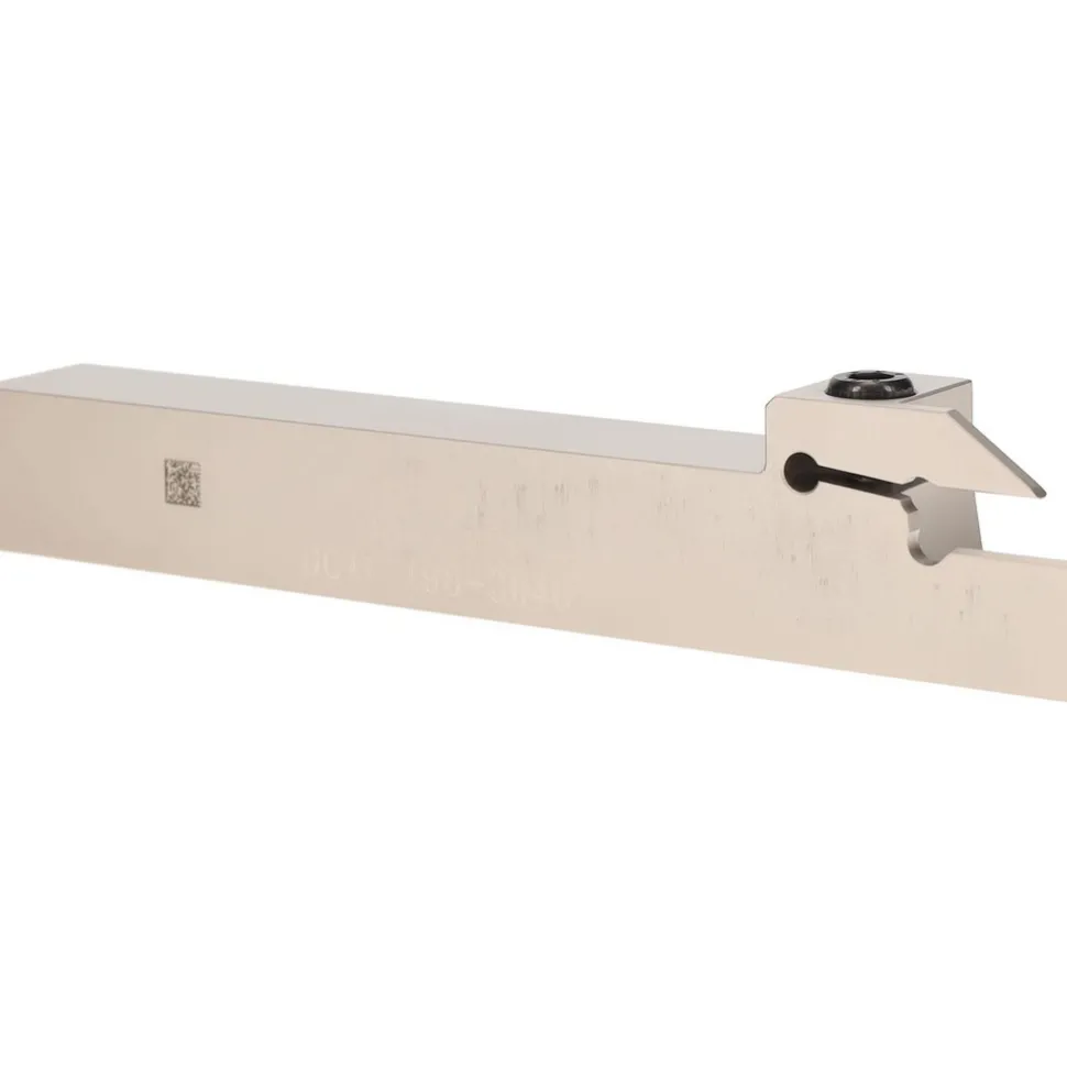 Indexable Grooving-Cutoff Toolholder: DGTL 19B-3D40, 0.118 to 1/8" Groove Width, 0.787" Max Depth of Cut, Left Hand