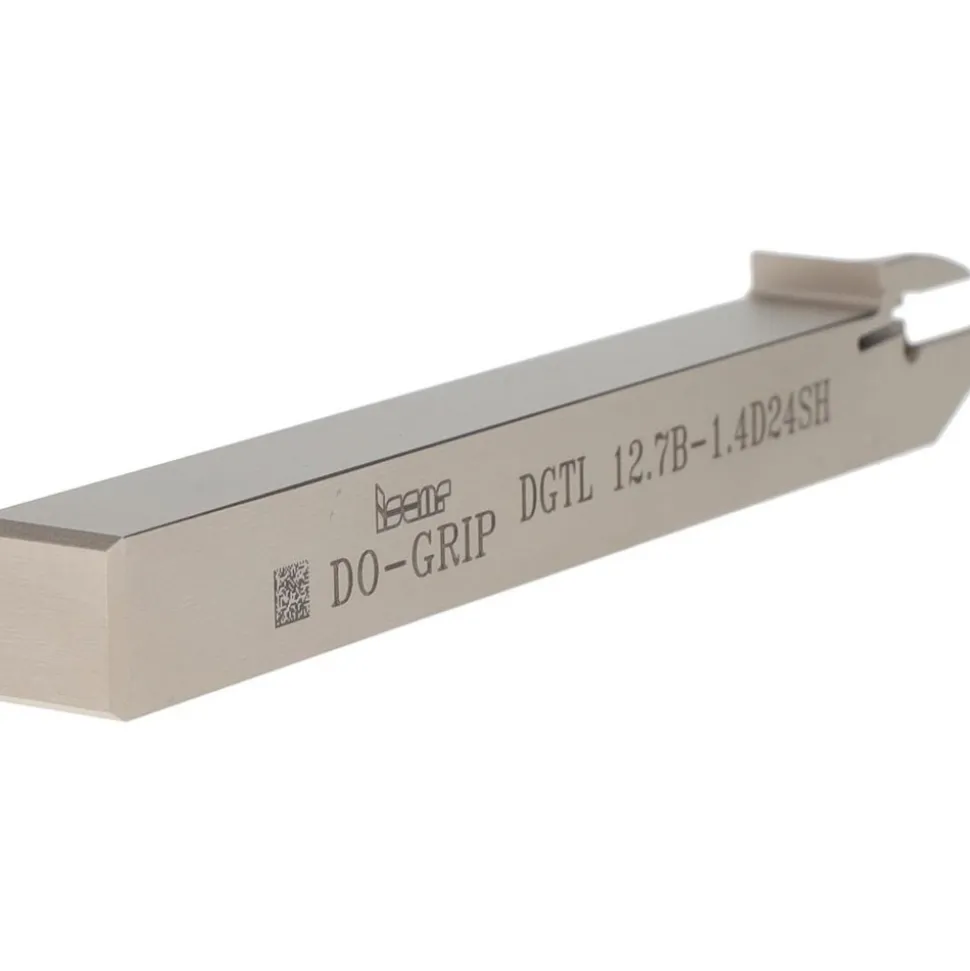 Indexable Grooving-Cutoff Toolholder: DGTL-12.7B-1.4D24SH, 0.055 to 0.055" Groove Width, Left Hand