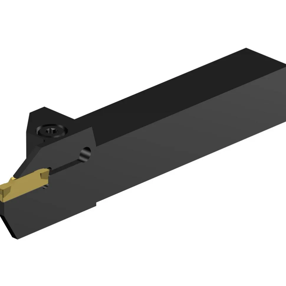 Indexable Grooving-Cutoff Toolholder: RF123G079-12B, 3 to 4 mm Groove Width, 20.07 mm Max Depth of Cut, Right Hand