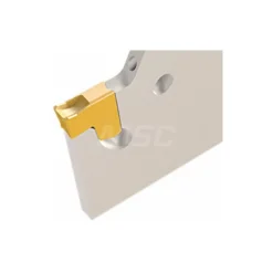 Indexable Grooving-Cutoff Toolholder: TGTL19-3JHP, 2.8 to 3.5 mm Groove Width, 22.22 mm Max Depth of Cut, Left Hand