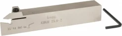 Indexable Grooving Toolholder: GHGR 25.4-2, External, Right Hand, 1.34" Max Workpiece Dia