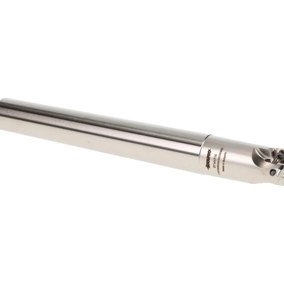 Indexable High-Feed End Mill: C10100R03A100200900, Straight Shank