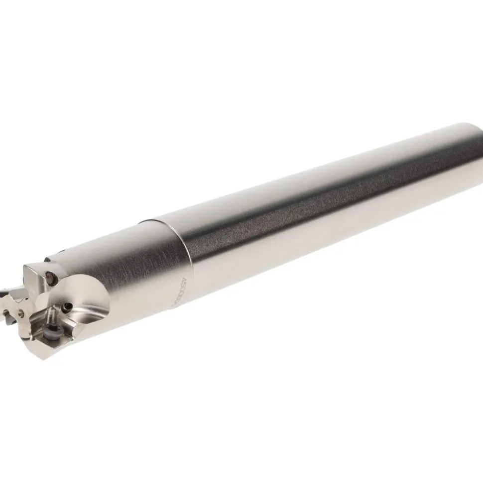 Indexable High-Feed End Mill: C10100R03A100200900, Straight Shank
