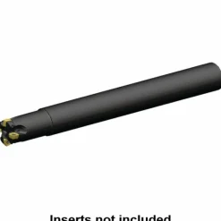 Indexable High-Feed End Mill: C7792VXP06CA.75Z3R6.1, Straight Shank