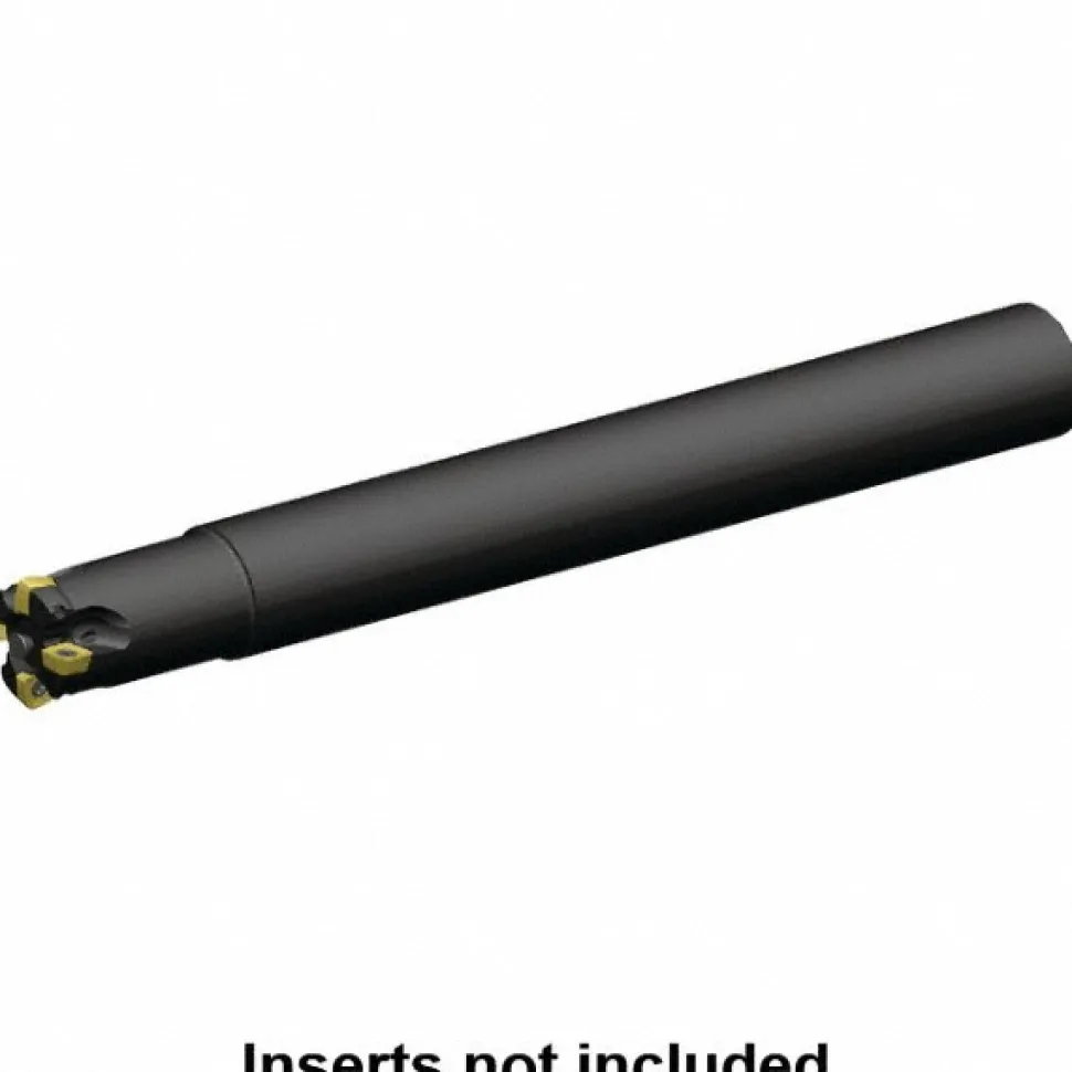 Indexable High-Feed End Mill: C7792VXP06CA.75Z3R6.1, Straight Shank