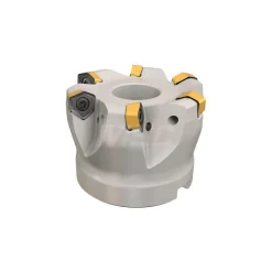 Indexable High-Feed Face Mill: 1.37 to 2" Cut Dia, 0.75" Arbor Hole