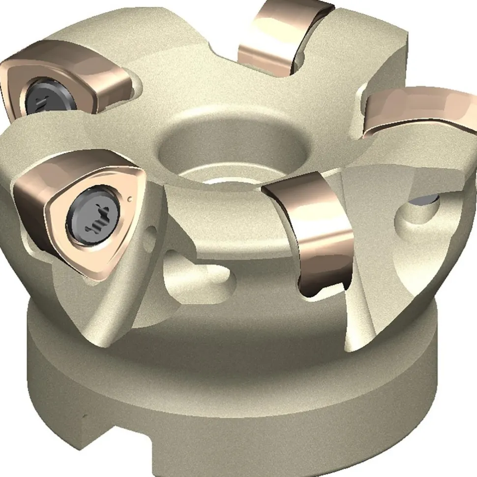Indexable High-Feed Face Mills: Cutting Diameter (Inch): 3