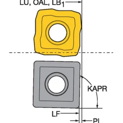 Indexable Insert Drill: A880-D1000LX25-03, 25.40 mm Max Dia, 3xD