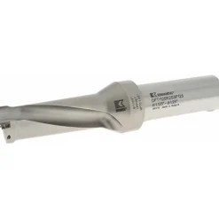 Indexable Insert Drill: DFT1125R2SSF125, 1-1/4" Max Dia, 2.5xD, 1-1/4" Shank Dia