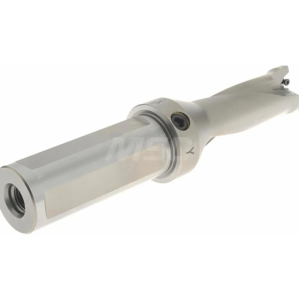 Indexable Insert Drill: DFT1125R2SSF125, 1-1/4" Max Dia, 2.5xD, 1-1/4" Shank Dia