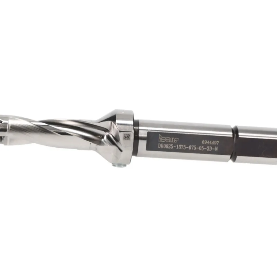 Indexable Insert Drill: DR0625-1875-075-05-3DN, 5/8" Max Dia, 3xD, 3/4" Shank Dia