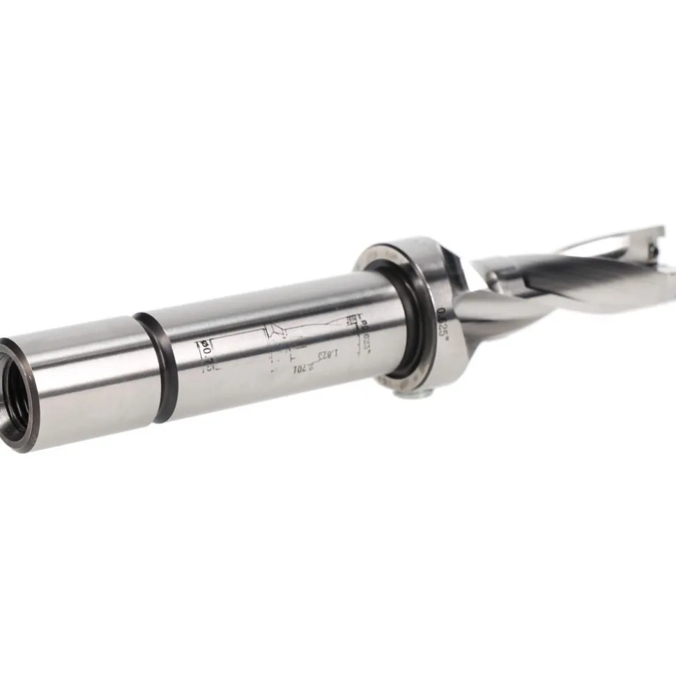 Indexable Insert Drill: DR0625-1875-075-05-3DN, 5/8" Max Dia, 3xD, 3/4" Shank Dia