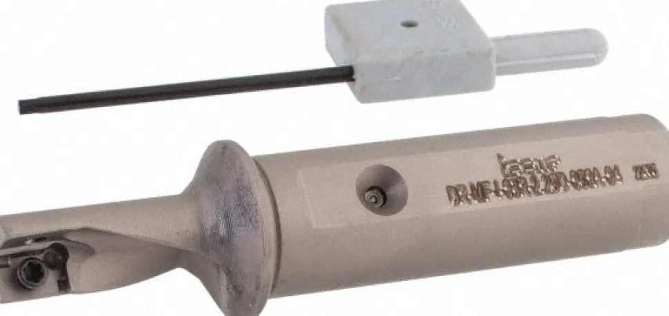 Indexable Insert Drill: DRMFI08R2.25D050A04, 0.3150" Max Dia, 0.7100" Max Depth, 2.25xD, 0.5000" Shank Dia