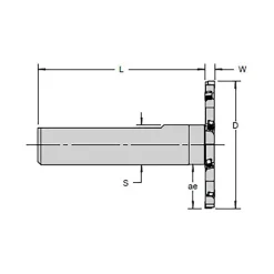 Indexable Slotting Cutter: 1/4