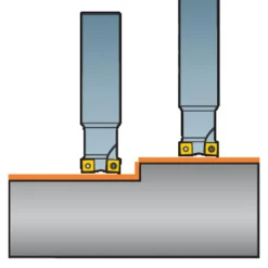Indexable Square-Shoulder End Mill: RA390-019M19-11M, 3/4" Cut Dia, 10.01 mm Max Depth of Cut, 3/4" Dia Weldon Flat Shank