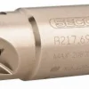 Indexable Square-Shoulder End Mill: R217.69-01.00-3-12-3AN, 1" Cut Dia, 0.433" Max Depth of Cut, 1" Dia Weldon Flat Shank