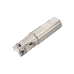 Indexable Square-Shoulder End Mill: R217.69-01.00-3-12-3AN, 1" Cut Dia, 0.433" Max Depth of Cut, 1" Dia Weldon Flat Shank