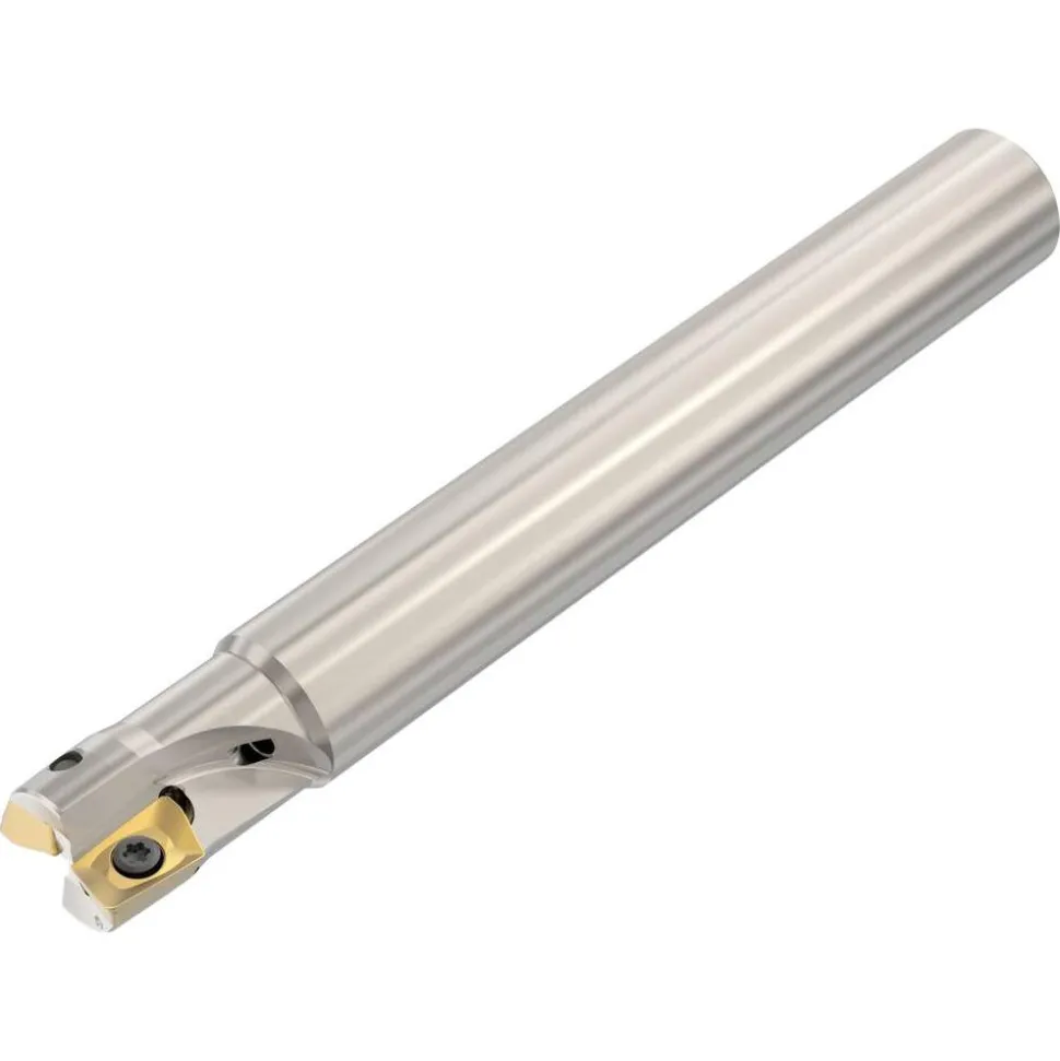 Indexable Square-Shoulder End Mill: R217.69-00.75-0-12-2AN, 3/4" Cut Dia, 0.433" Max Depth of Cut, 3/4" Dia Cylindrical Shank