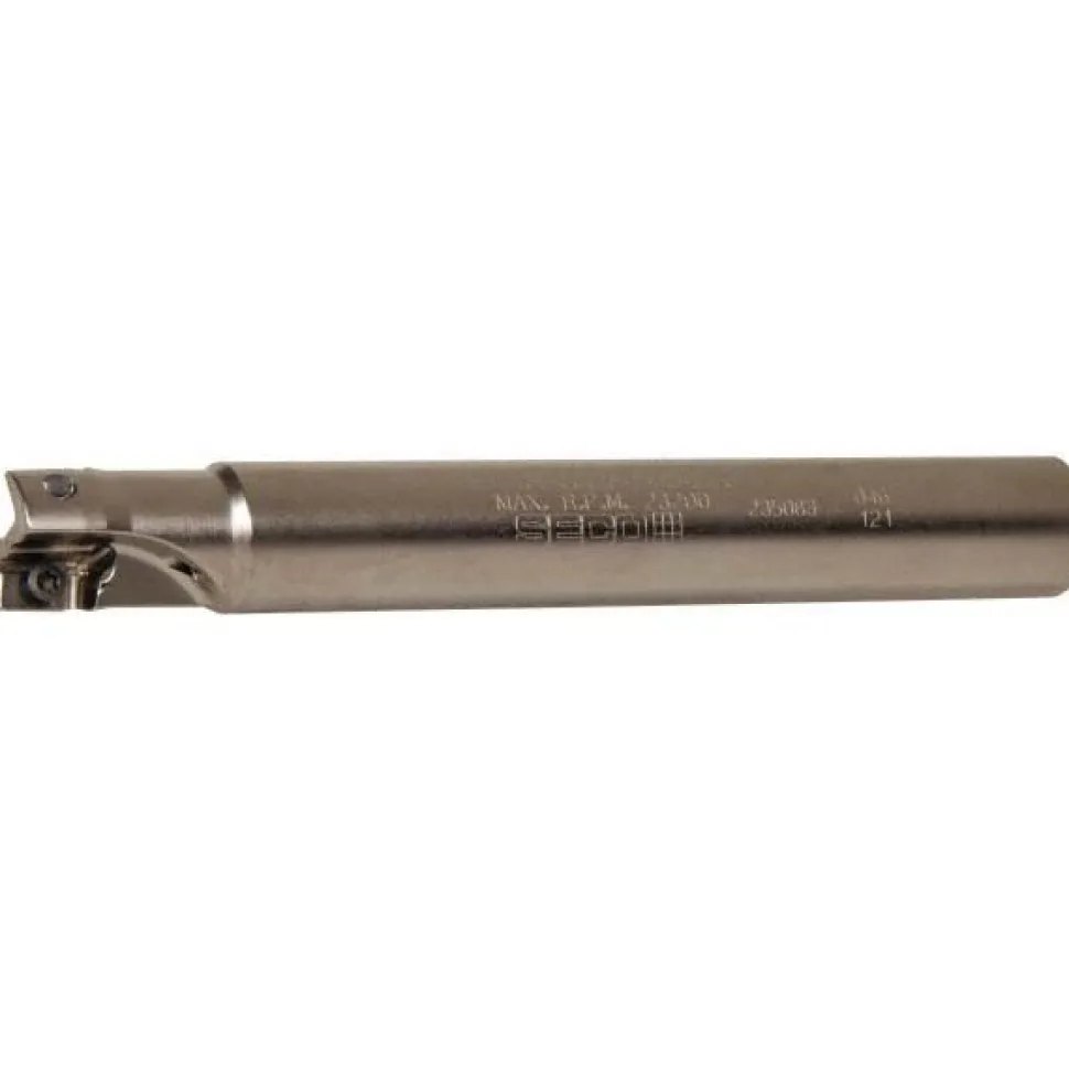 Indexable Square-Shoulder End Mill: R217.69-00.75-0-12-2AN, 3/4" Cut Dia, 0.433" Max Depth of Cut, 3/4" Dia Cylindrical Shank