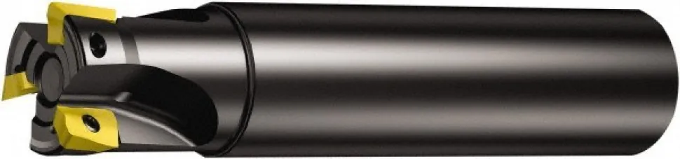 Indexable Square-Shoulder End Mill: RA390-025O25L-11M, 1" Cut Dia, 10.01 mm Max Depth of Cut, 1" Dia Cylindrical Shank