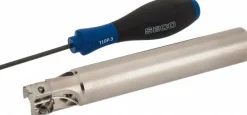 Indexable Square-Shoulder End Mill: R217.69-01.00-0-12-3AN, 1" Cut Dia, 0.433" Max Depth of Cut, 1" Dia Cylindrical Shank