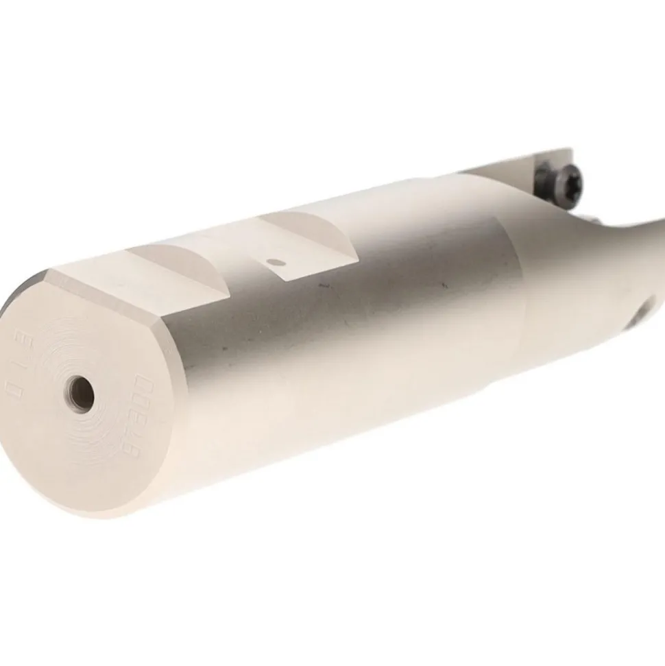 Indexable Square-Shoulder End Mill: HM90E90AD-D1.0-2-W1.00, 1" Cut Dia, 0.56" Max Depth of Cut, 1" Dia Weldon Flat Shank