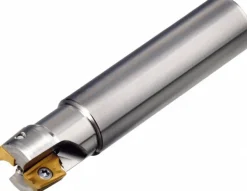 Indexable Square-Shoulder End Mill: WEX31000EW, 1" Cut Dia, 1" Dia Weldon Flat Shank