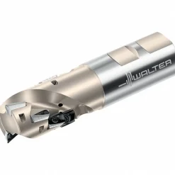 Indexable Square-Shoulder End Mill: F4238.UW31.038.Z03.57, 1-1/2" Cut Dia, 2.244" Max Depth of Cut, 1-1/4" Dia Weldon Flat Shank