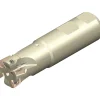 Indexable Square-Shoulder End Mill: WEZ20750EW03, 3/4" Cut Dia, 0.394" Max Depth of Cut, 3/4" Dia Weldon Flat Shank