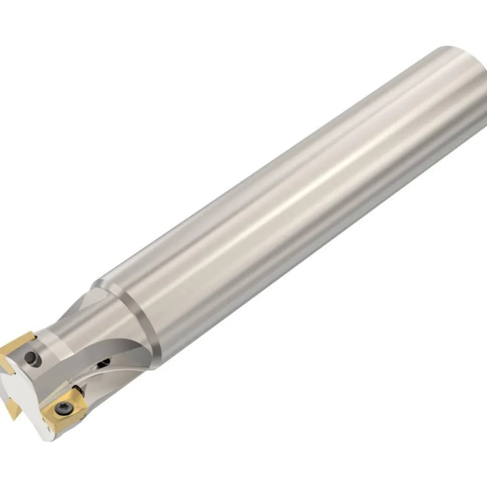 Indexable Square-Shoulder End Mill: R217.69-01.25-0-12-3AN, 1-1/4" Cut Dia, 0.433" Max Depth of Cut, 1-1/4" Dia Cylindrical Shank