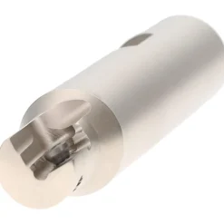 Indexable Square-Shoulder End Mill: HM90 E90A-D.50-1-W.62, 1/2" Cut Dia, 0.394" Max Depth of Cut, 5/8" Dia Weldon Flat Shank