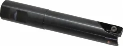 Indexable Square-Shoulder End Mill: M1D100E1802W100L375, 1" Cut Dia, 18.03 mm Max Depth of Cut, 1" Dia Weldon Flat Shank