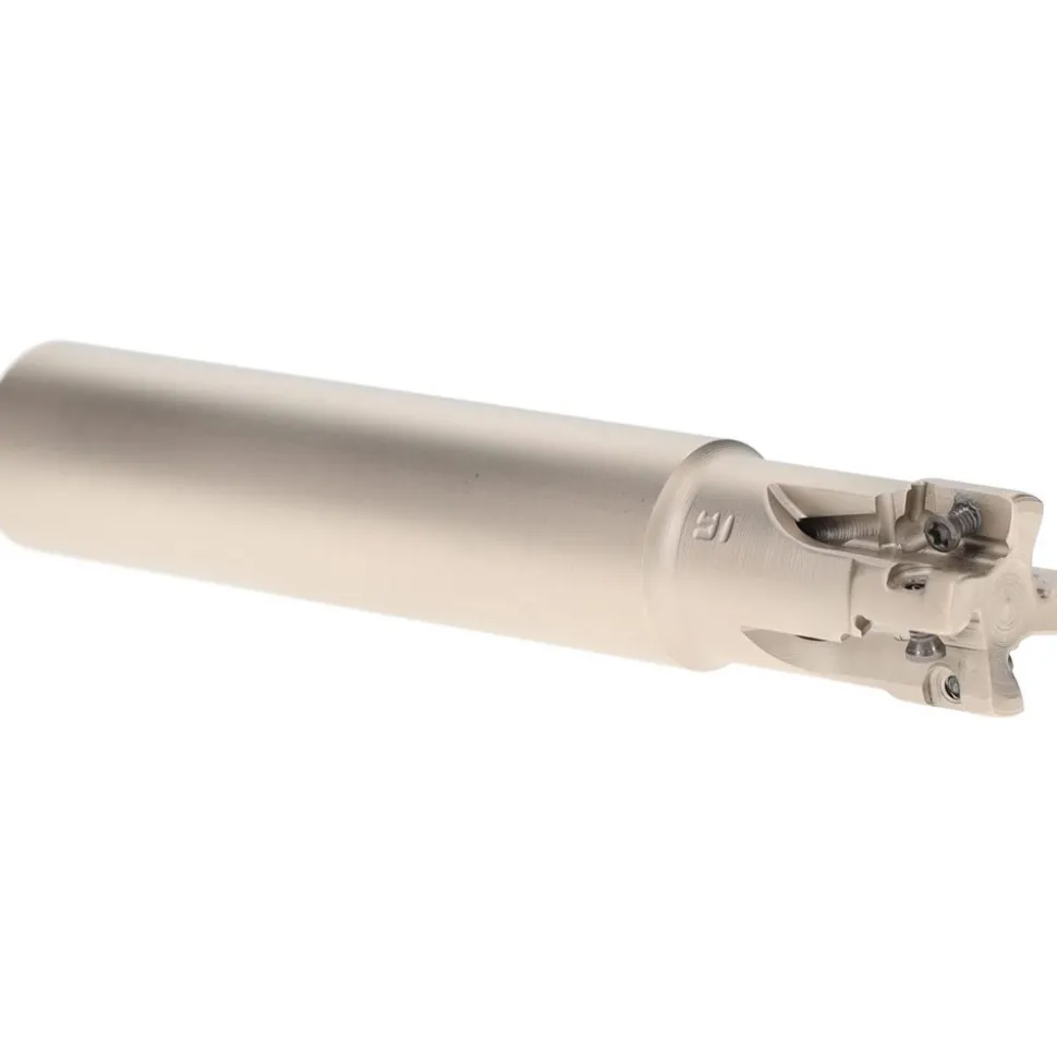 Indexable Square-Shoulder End Mill: HP E90AN-D.62-4-C.62-7, 5/8" Cut Dia, 0.303" Max Depth of Cut, 5/8" Dia Cylindrical Shank