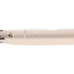 Indexable Square-Shoulder End Mill: HM390ETCD075W3W0.75-07, 3/4" Cut Dia, 0.2" Max Depth of Cut, 3/4" Dia Weldon Flat Shank