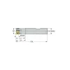 Indexable Square-Shoulder End Mill: HP E90AN-D.50-2-W.5-7, 1/2" Cut Dia, 0.303" Max Depth of Cut, 1/2" Dia Weldon Flat Shank