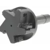 Indexable Square-Shoulder End Mill: EM-300-R8 3XR8 SH, 3" Cut Dia, 0.65" Max Depth of Cut, R8 R8 Shank