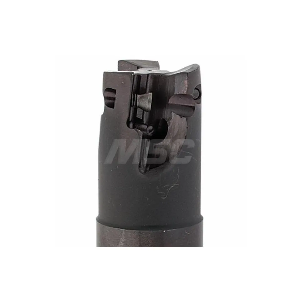Indexable Square-Shoulder End Mill: M1D075E1003C075L450, 3/4" Cut Dia, 0.398" Max Depth of Cut, 3/4" Dia Cylindrical Shank