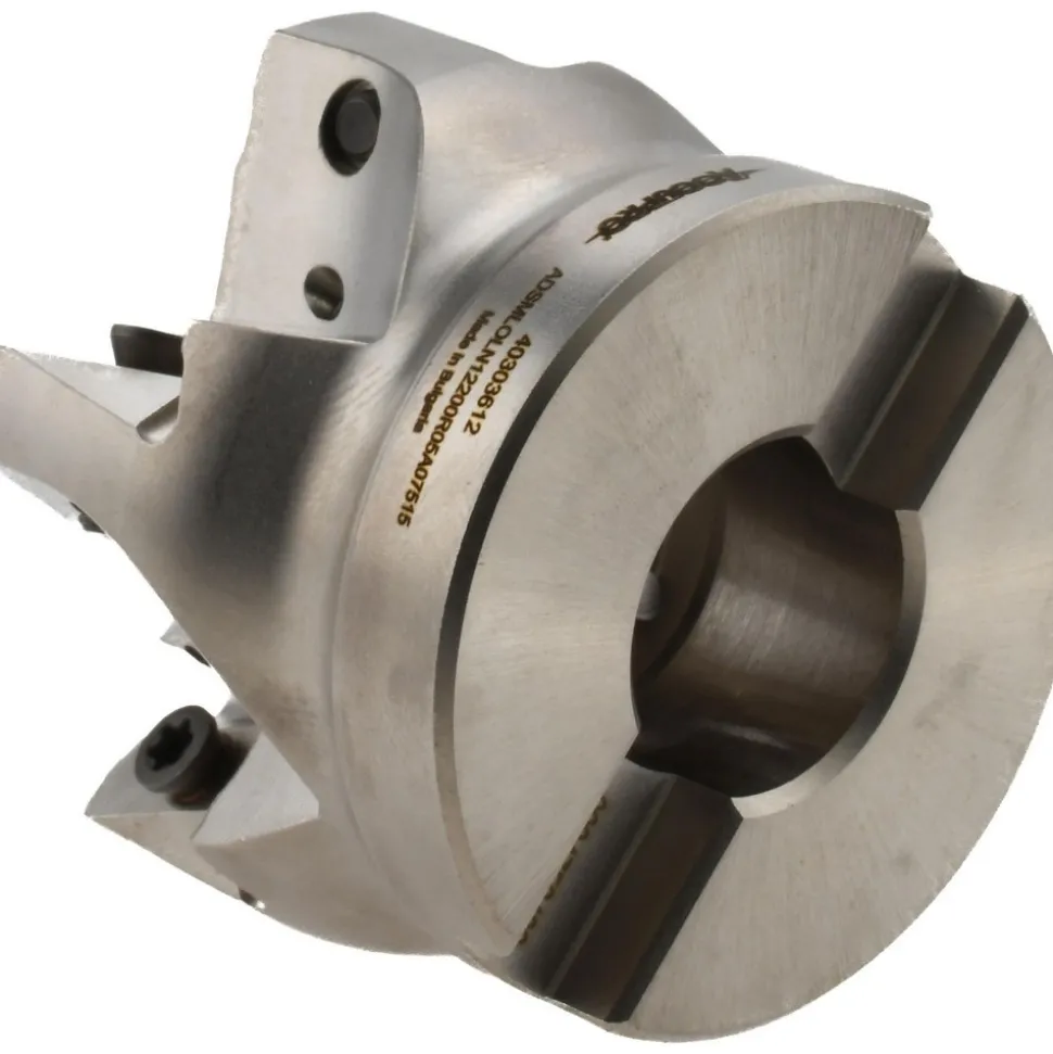 Indexable Square-Shoulder Face Mill: ADSMLOLN12200R05A07515, 2'' Cut Dia, 0.7500" Arbor Hole Dia, 0.4700" Max Cutting Depth