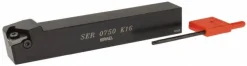 Indexable Threading Toolholder: External, Right Hand, 3/4 x 3/4" Shank