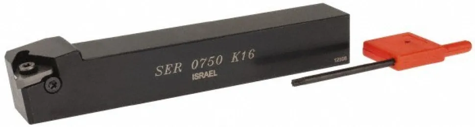 Indexable Threading Toolholder: External, Right Hand, 3/4 x 3/4" Shank