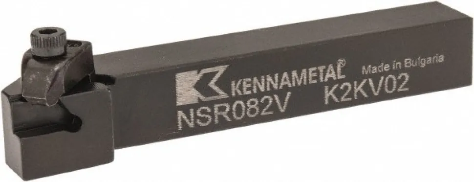 Indexable Threading Toolholder: External, Right Hand, 12.7 x 12.7 mm Shank