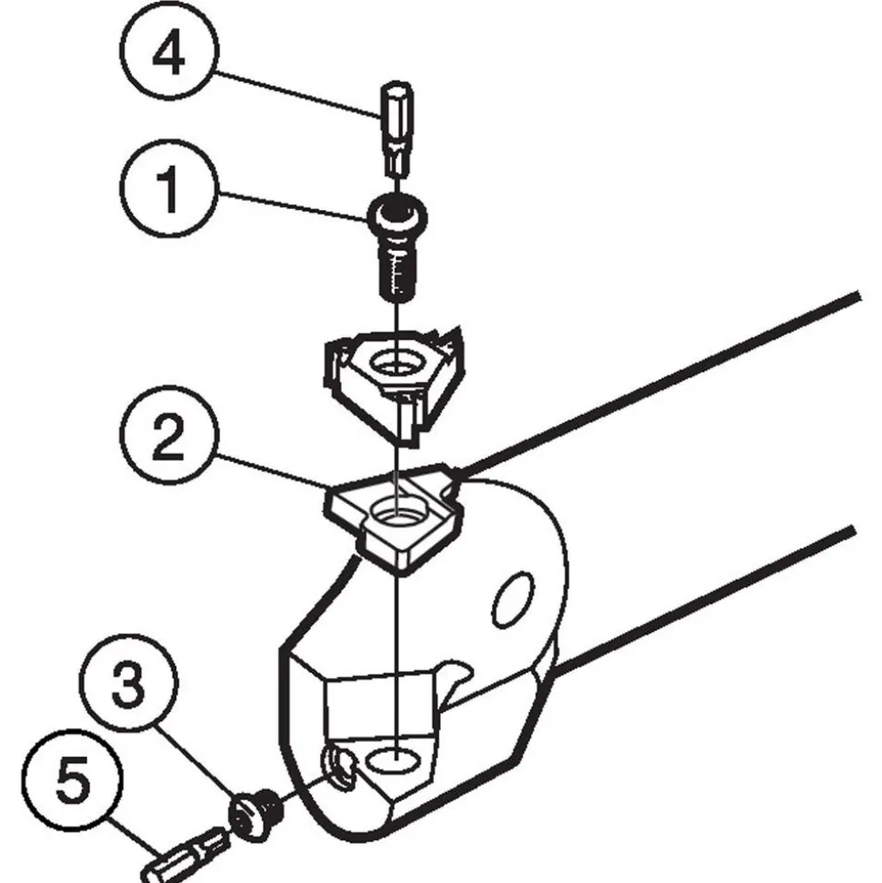 Indexable Threading Toolholder: Internal & External, Right Hand, 18.01 x 3/4" Shank