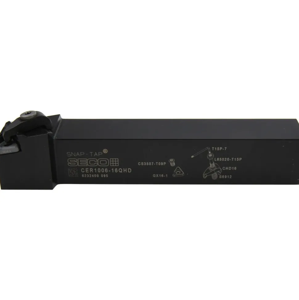 Indexable Threading Toolholder: External, Right Hand, 1" Shank