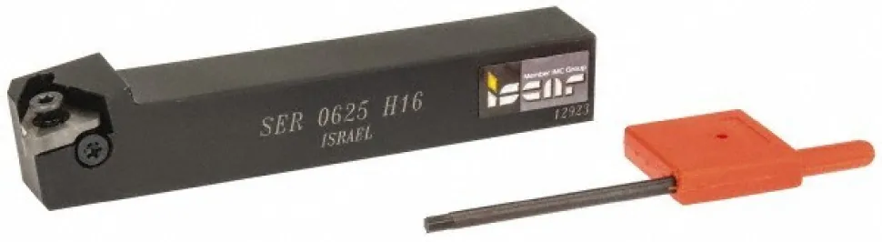 Indexable Threading Toolholder: External, Right Hand, 0.63 x 0.63" Shank