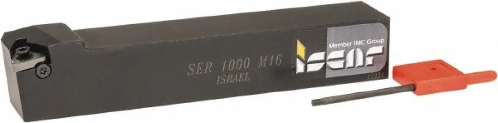Indexable Threading Toolholder: External, Right Hand, 1 x 1" Shank