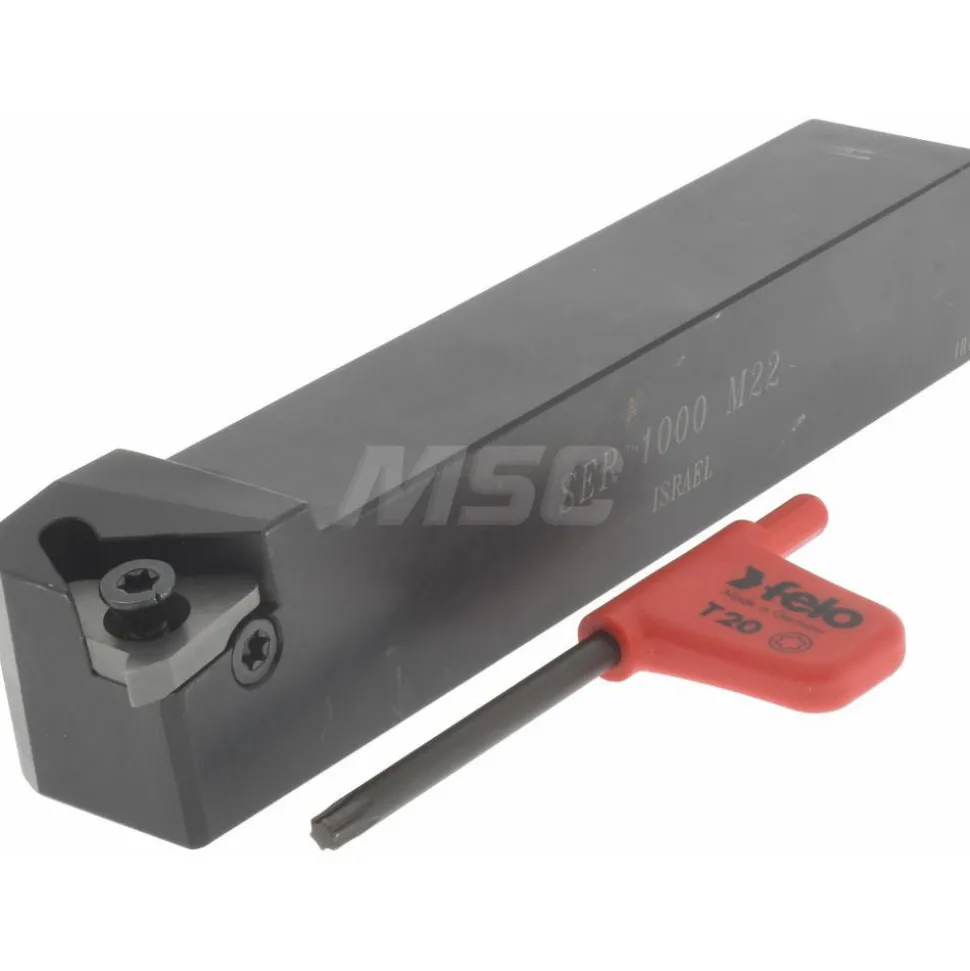 Indexable Threading Toolholder: External, Right Hand, 1 x 1" Shank