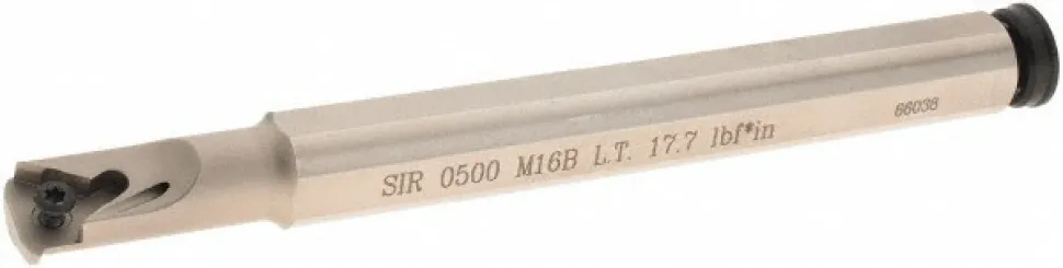 Indexable Threading Toolholder: Internal, Right Hand, 5/8 x 5/8" Shank