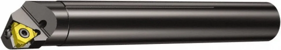 Indexable Threading Toolholder: Internal & External, Right Hand, 9.13 x 3/8" Shank