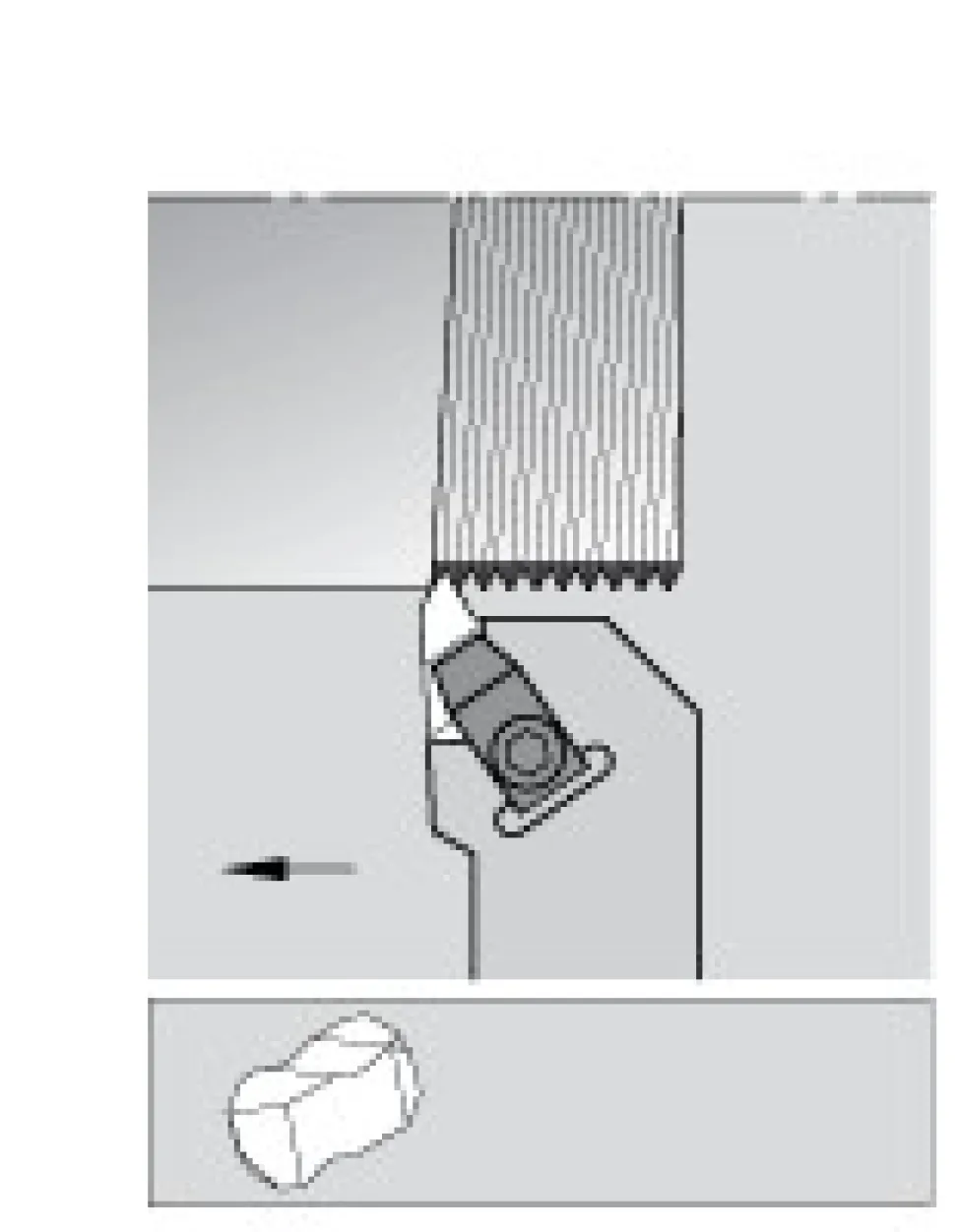 Indexable Threading Toolholder: Internal & External, Right Hand, 1-1/4 x 1-1/4" Shank